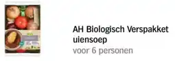 Albert Heijn AH Biologisch Verspakket uiensoep aanbieding