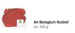 Albert Heijn AH Biologisch Rosbief aanbieding