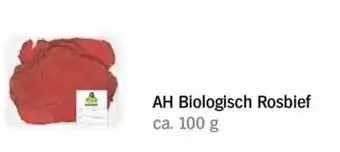 Albert Heijn AH Biologisch Rosbief aanbieding