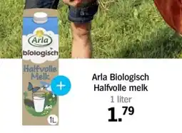 Albert Heijn Arla Biologisch Halfvolle melk aanbieding