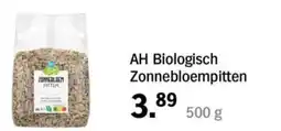 Albert Heijn AH Biologisch Zonnebloempitten aanbieding