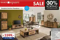 Woonsquare Compleet interieur Pasadena mango aanbieding