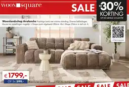 Woonsquare Woonlandschap Avalanche aanbieding