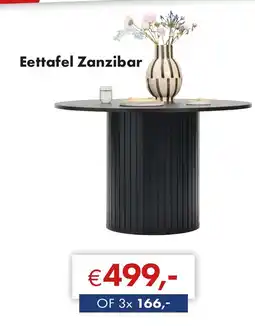Woonsquare Eettafel Zanzibar aanbieding