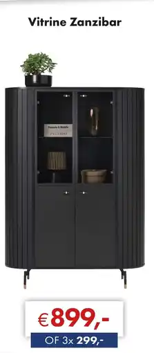 Woonsquare Vitrine Zanzibar aanbieding