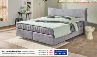 Woonsquare Boxspring Everglow aanbieding