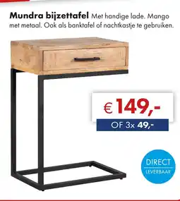 Woonsquare Mundra bijzettafel aanbieding