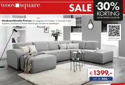 Woonsquare Hoekcombinatie Firenze aanbieding