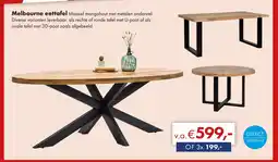 Woonsquare Melbourne eettafel aanbieding