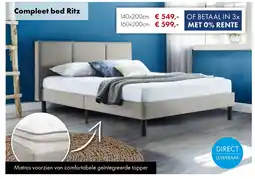 Woonsquare Compleet bed Ritz aanbieding