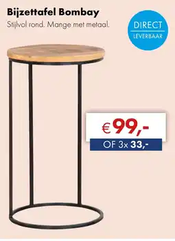 Woonsquare Bijzettafel Bombay aanbieding