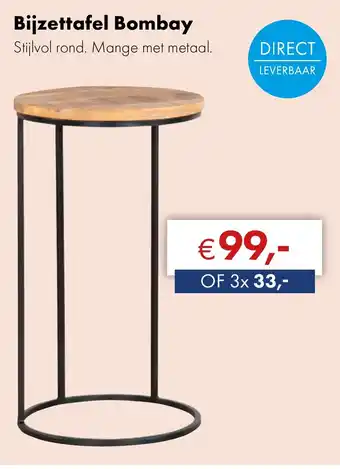 Woonsquare Bijzettafel Bombay aanbieding