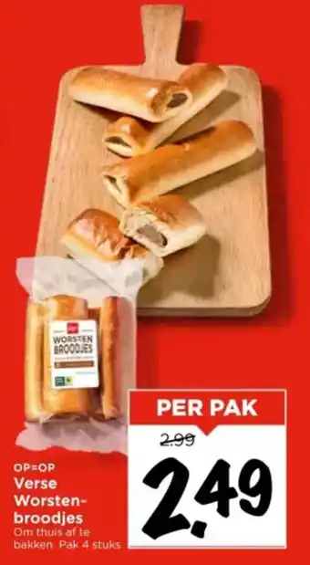 Vomar Voordeelmarkt Verse Worsten broodjes aanbieding