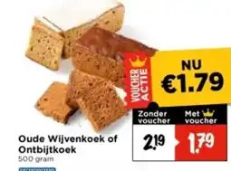 Vomar Voordeelmarkt Oude Wijvenkoek of Ontbijtkoek aanbieding