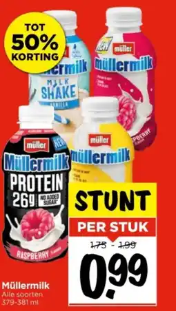 Vomar Voordeelmarkt Müllermilk aanbieding