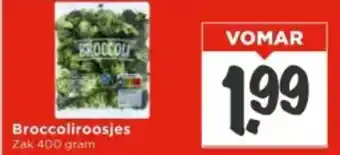 Vomar Voordeelmarkt Broccoliroosjes aanbieding