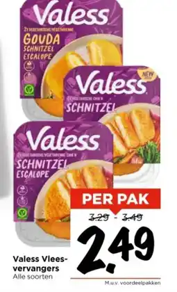 Vomar Voordeelmarkt Valess Vlees vervangers aanbieding
