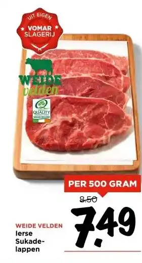 Vomar Voordeelmarkt WEIDE VELDEN lerse Sukadelappen aanbieding