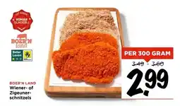 Vomar Voordeelmarkt BOER'N LAND Wiener- of Zigeuner- schnitzels aanbieding