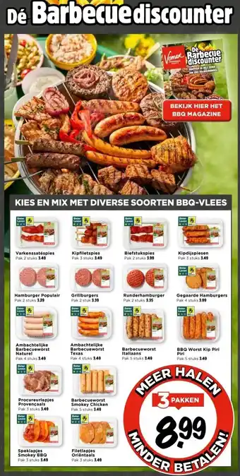 Vomar Voordeelmarkt Dé Barbecue discounter aanbieding