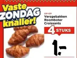 Vomar Voordeelmarkt Versgebakken Roomboter Croissants aanbieding
