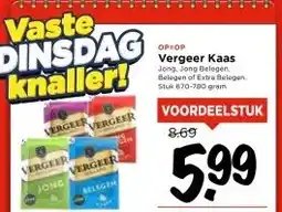 Vomar Voordeelmarkt Vergeer Kaas aanbieding