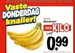 Vomar Voordeelmarkt Bananen aanbieding