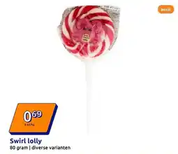 Action Swirl lolly aanbieding