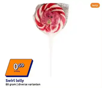 Action Swirl lolly aanbieding