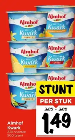 Vomar Voordeelmarkt Almhof Kwark aanbieding