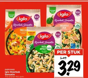 Vomar Voordeelmarkt Iglo Roerbak Sensatie aanbieding