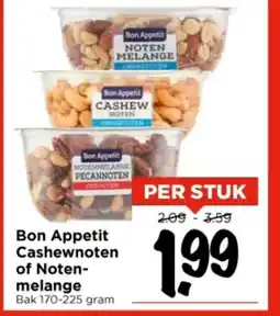Vomar Voordeelmarkt Bon Appetit Cashewnoten of Noten melange aanbieding