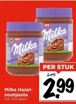 Vomar Voordeelmarkt Milka Hazel nootpasta aanbieding