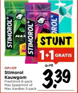 Vomar Voordeelmarkt Stimorol Kauwgom aanbieding