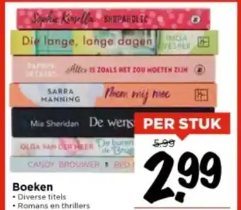 Vomar Voordeelmarkt Boeken aanbieding