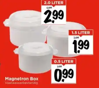 Vomar Voordeelmarkt Magnetron Box aanbieding