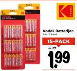 Vomar Voordeelmarkt Kodak Batterijen aanbieding