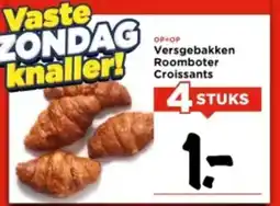 Vomar Voordeelmarkt Versgebakken Roomboter Croissants aanbieding