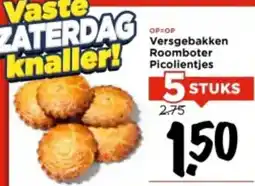 Vomar Voordeelmarkt Versgebakken Roomboter Picolientjes aanbieding