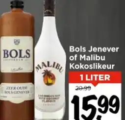 Vomar Voordeelmarkt Bols Jenever of Malibu Kokoslikeur aanbieding