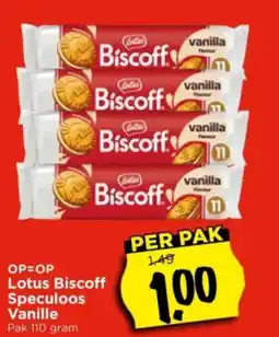 Vomar Voordeelmarkt Lotus Biscoff Speculoos Vanille aanbieding