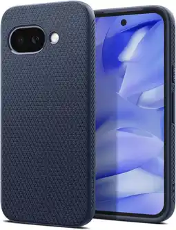 Amazon Spigen Liquid Air Case voor Google Pixel 9a hoesje -Navy Blue aanbieding