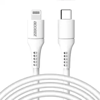 ANWB Accezz Lightning naar USB-C kabel 2 meter Wit aanbieding