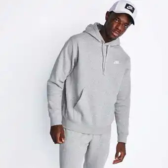 Foot Locker Nike Club Heren Hoodies - Grijs - Maat: XS - Foot Locker aanbieding