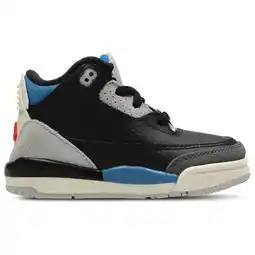 Foot Locker Jordan Aj3 Retro Unisex Schoenen - Zwart - Maat: 21 - Leer - Foot Locker aanbieding