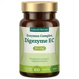 Holland & Barrett Holland & Barrett Enzymen Complex Digezyme EC 50mg - 60 capsules aanbieding