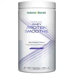Holland & Barrett Holland & Barrett Premium Whey Protein Smoothie Blueberry - 500g aanbieding