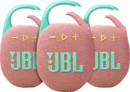 Coolblue JBL Clip 5 Roze 3-pack aanbieding