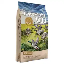 Zooplus 10% korting op Taste of the Wild Prey honden droogvoer AG - Ancient Wetlands 2,27 kg aanbieding