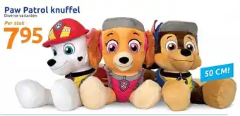 Action Paw Patrol knuffel 50 cm, stuck aanbieding
